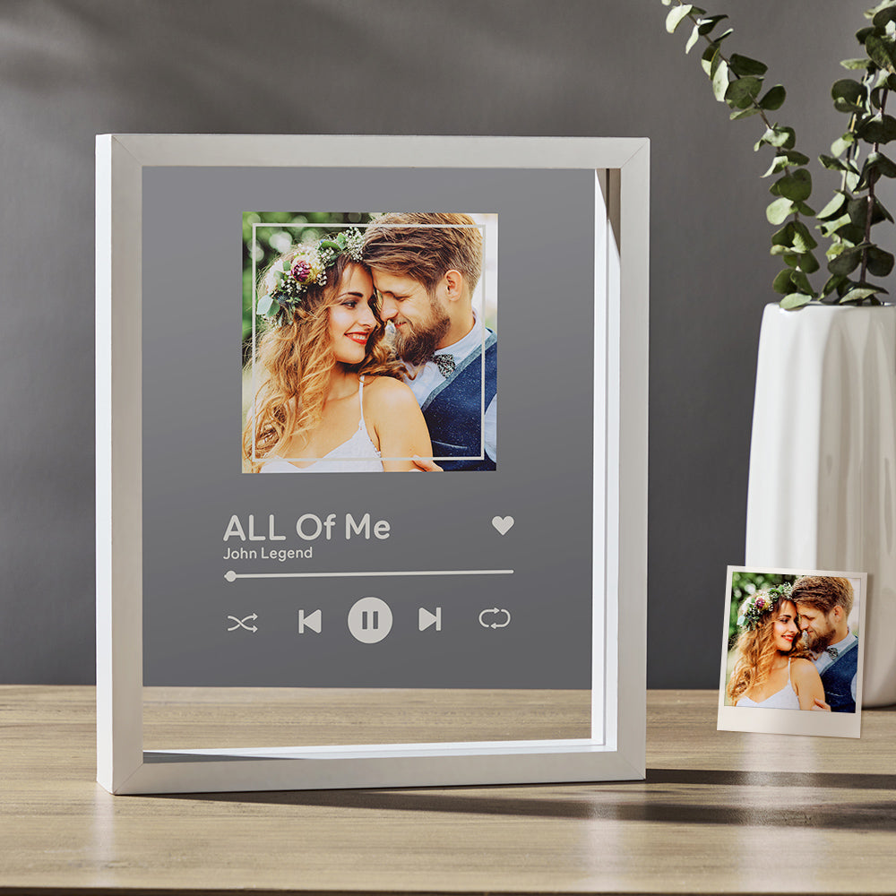 Custom Music Plaque Scannable Spotify Code Transparent Couple Gifts