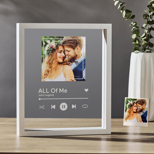 Custom Music Plaque Scannable Spotify Code Transparent Couple Gifts