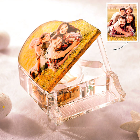 Custom Photo Crystal Decoration Ornate Appearance Gift for Loved Ones