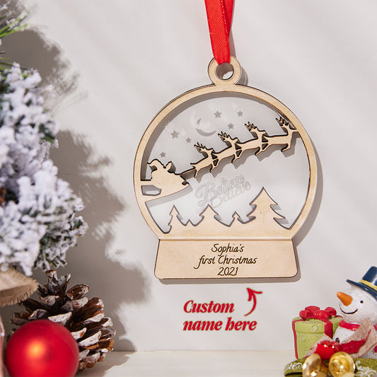 Custom Engraved Christmas Pendants Fun Simple Christmas Pendants for Family Gifts