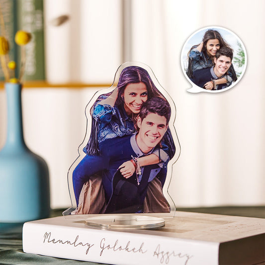 Custom Photo Acrylic Frame Decor Creative Home Ornaments Couple Theme