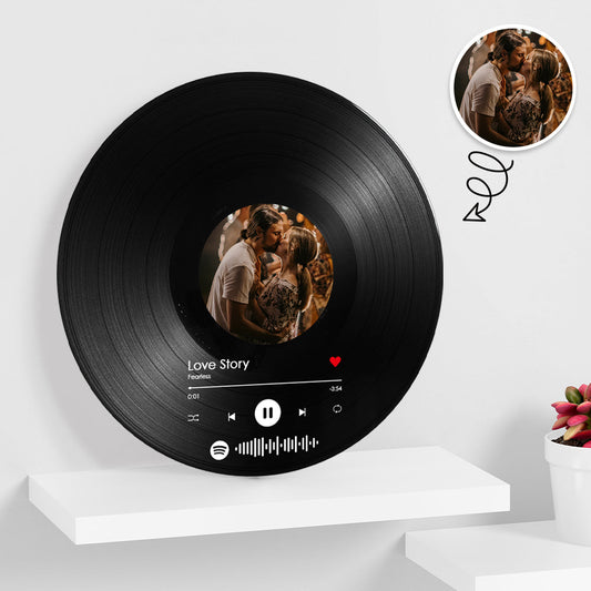Custom Scannable Spotify Vinyl Record Personalized Music Decoration Bedroom or Living Room