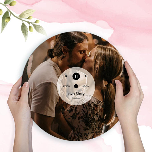 Customizable Song Plaques Ornament Music Gifts With Picture Song Names