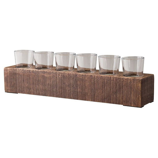 Cassandra - Brown - Candle Holder