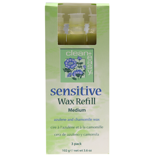 Clean + Easy Wax Refill Sensitive Medium(Bikini) 3pk