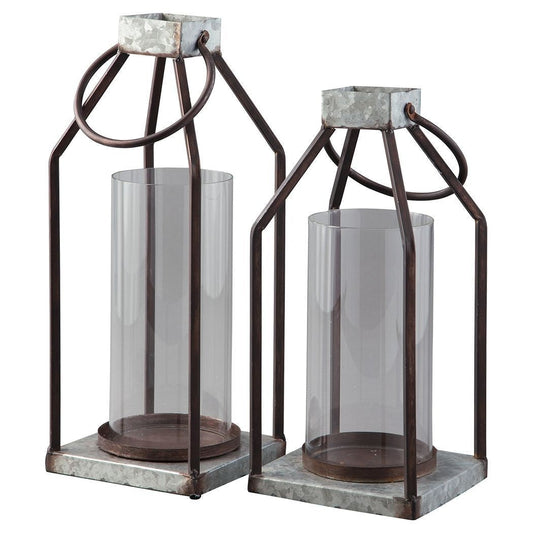 Diedrick - Gray/black - Lantern Set (2/cn)