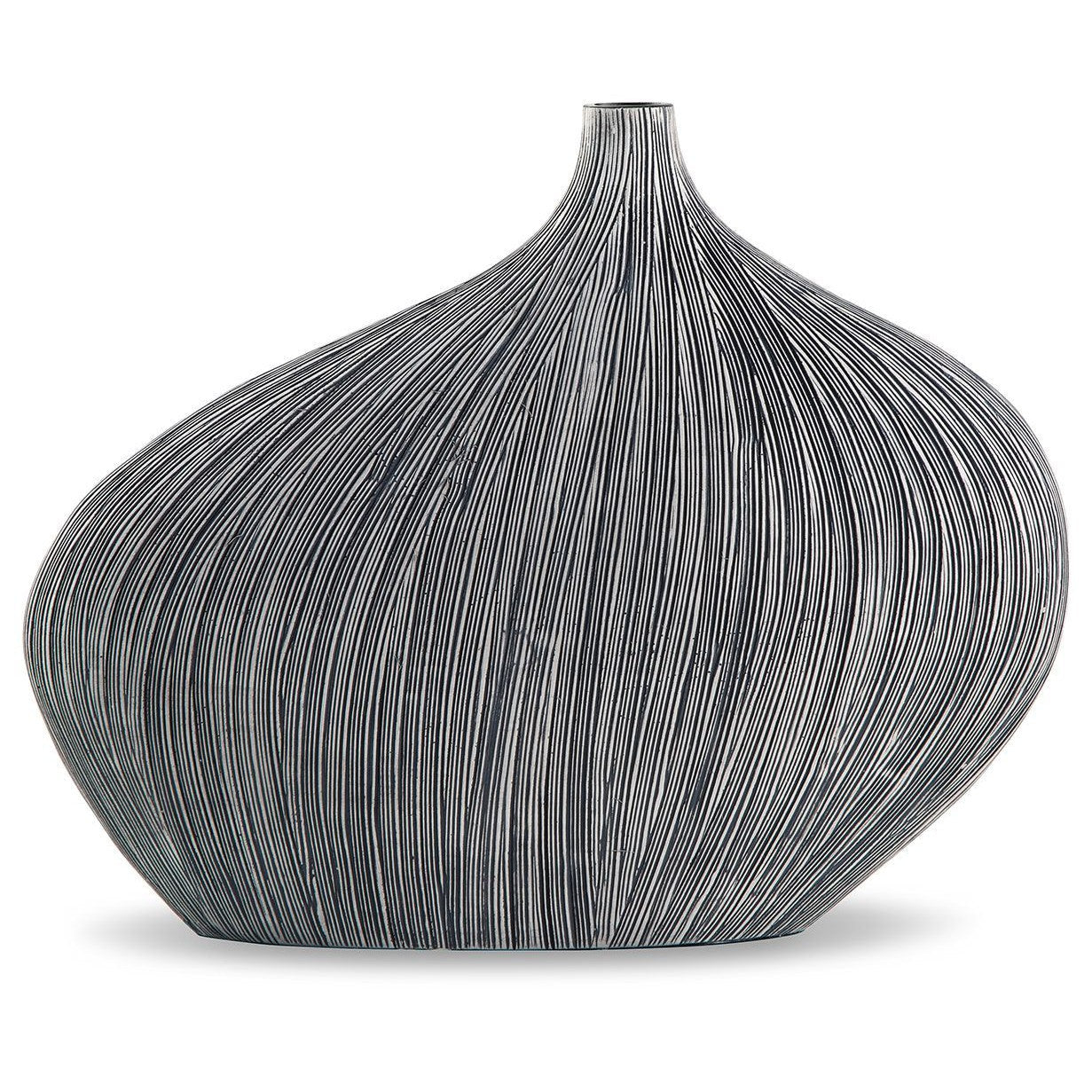 Donya - Antique Black - Vase - Small