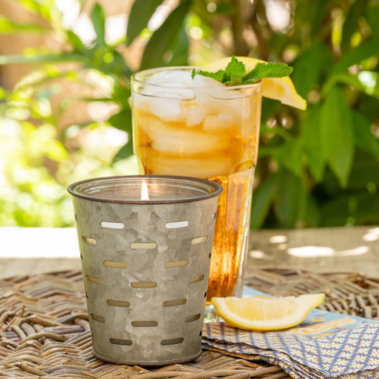 Olive Bucket Candles - Sweet Tea
