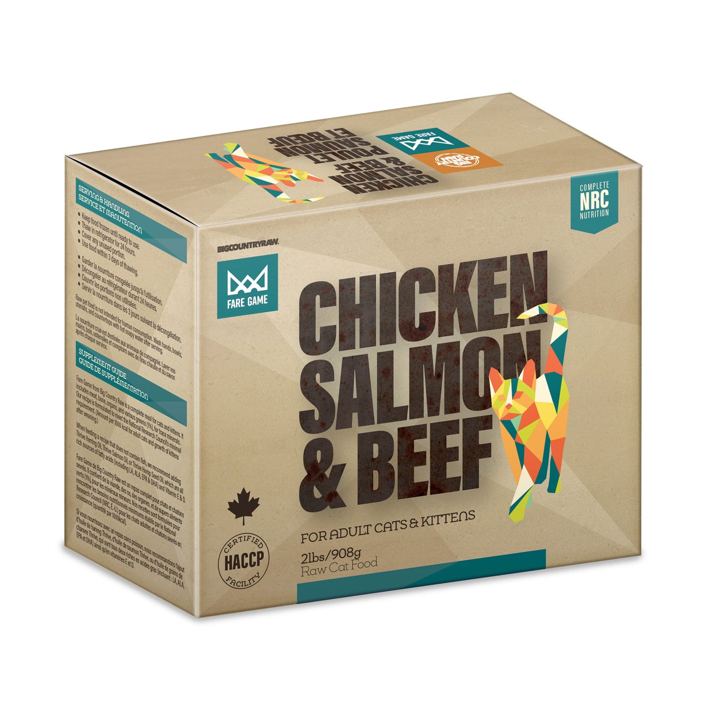 Big Country Raw Chicken, Salmon and Beef Fare Game