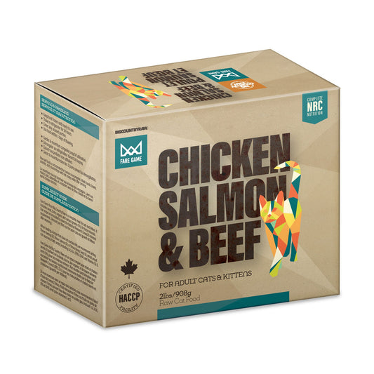 Big Country Raw Chicken, Salmon and Beef Fare Game