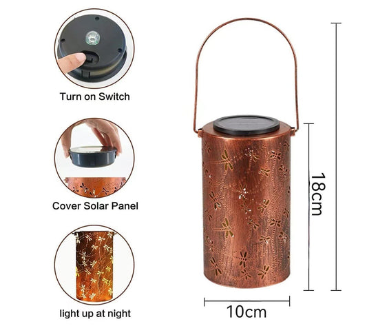 Solar Lantern Outdoor Waterproof Garden Decorative Lamp
