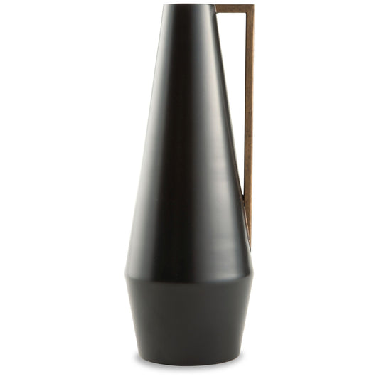 Pouderbell - Black/gold Finish - Vase - Small