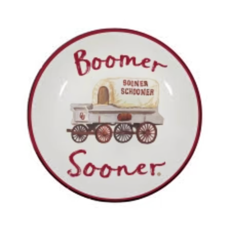 Oklahoma Mascot Ceramic Trinket Tray