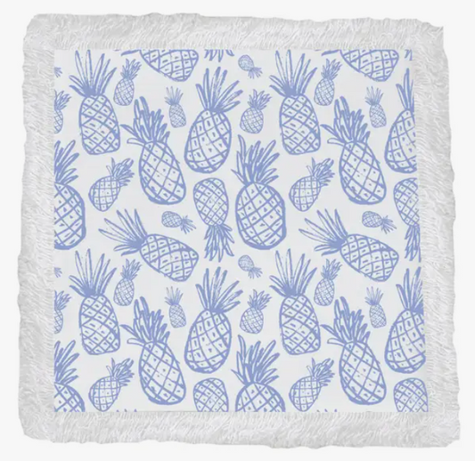 Pineapple Fringe Cocktail Napkins (Set of 4)