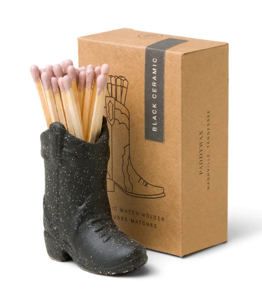 Cowboy Boot Match Holder - Black