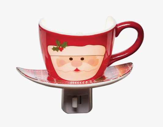 Santa Teacup Night Light