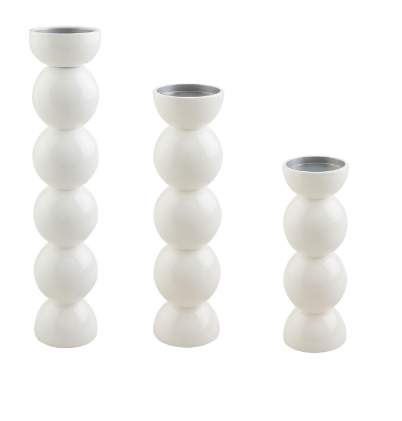 White Lacquer Candlewick