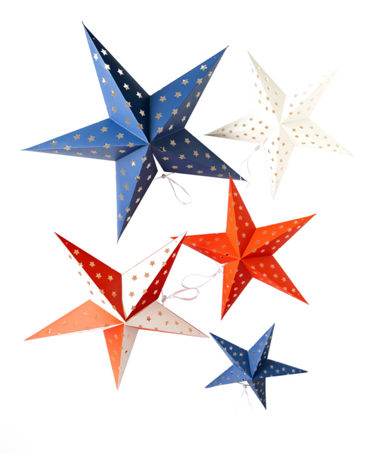 stars and Stripes Hanging Stars