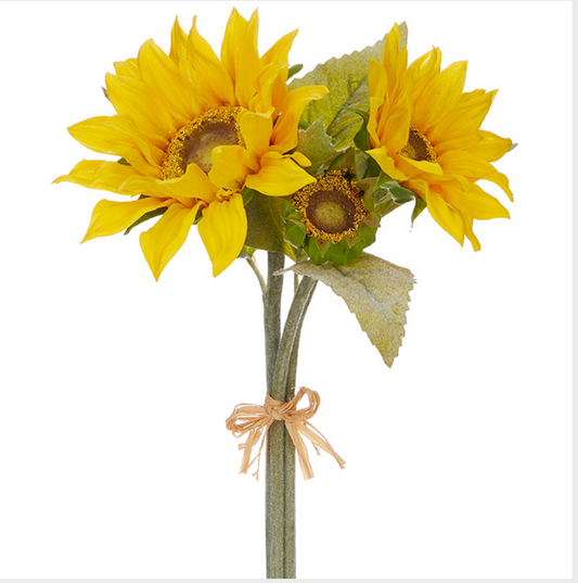 16" Real Touch Sunflower Bouquet