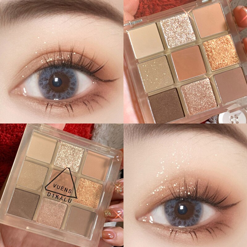Sweet Party Eyeshadow Pallet Neon Makeup Palette 15 Shimmer Glitter Matte Shades Matellic Nude Blendable Pigment