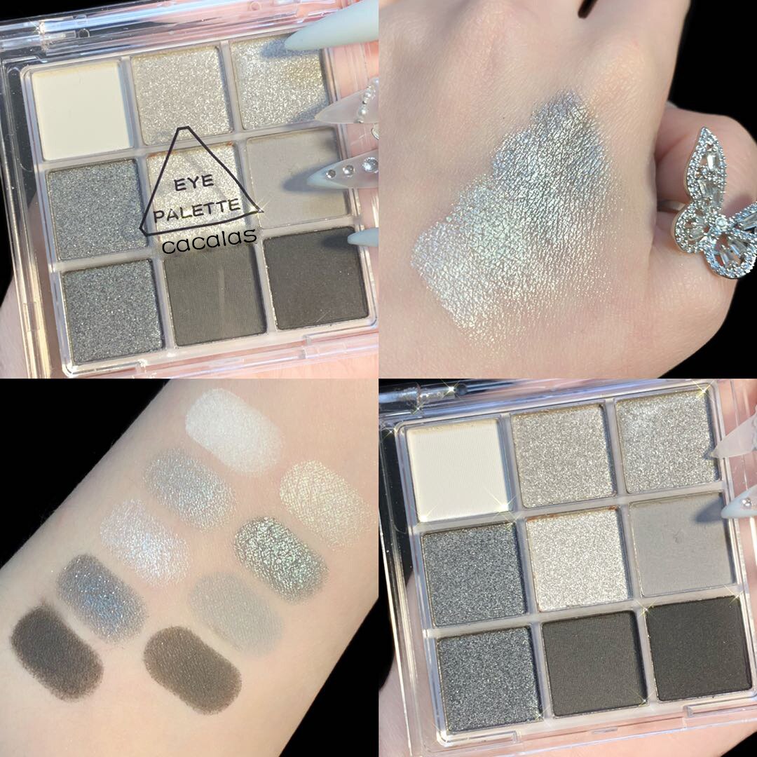 Sweet Party Eyeshadow Pallet Neon Makeup Palette 15 Shimmer Glitter Matte Shades Matellic Nude Blendable Pigment