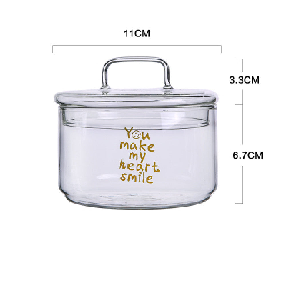Transparent Stackable Glass Salad Bowl