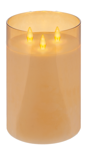 5x8 • Flameless LED Candle in Gold