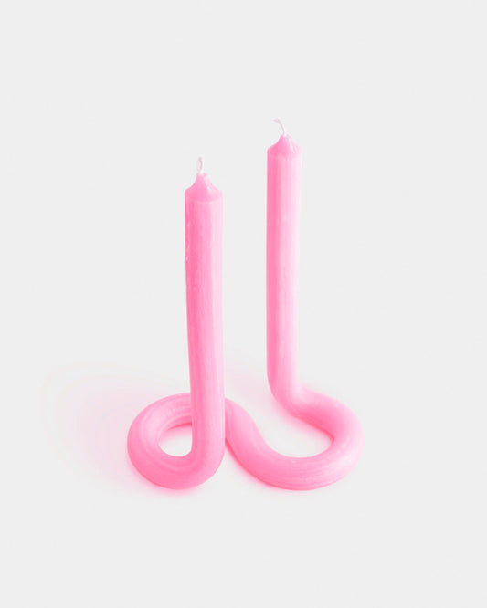 Twist Candle - Pink