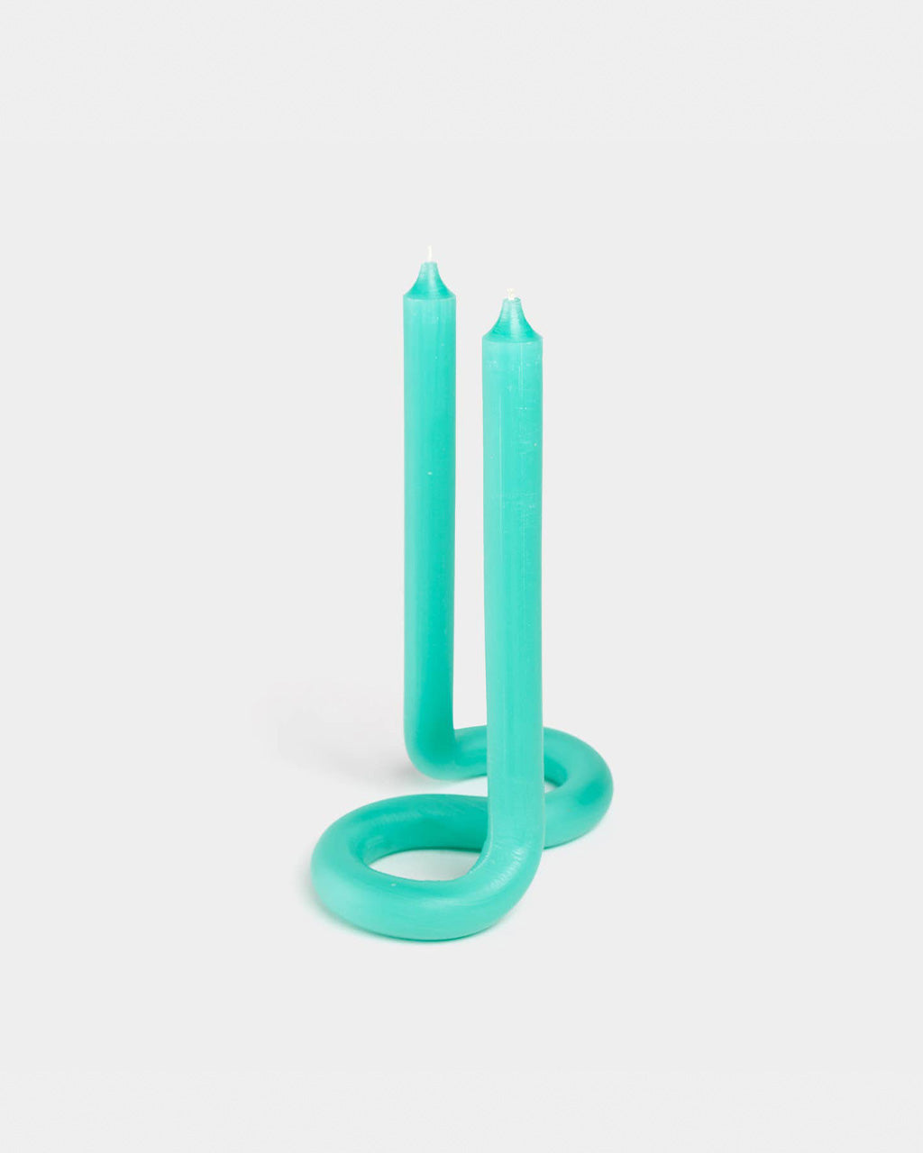 Twist Candle - Turquoise