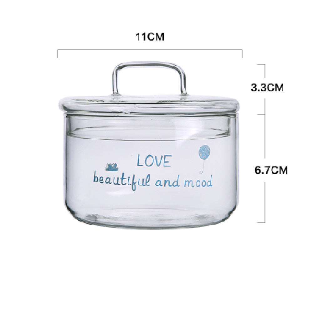 Transparent Stackable Glass Salad Bowl