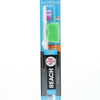 Reach Advanced Design Toothbrushes With Cap