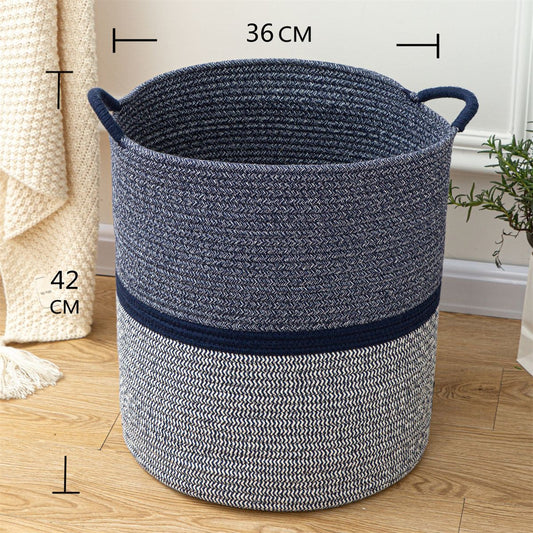 Cotton Dirty Clothes Storage Basket
