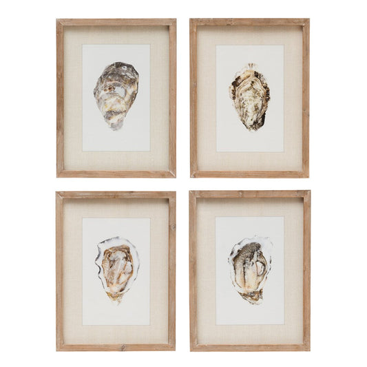 Oyster Natural Frame Wall Decor