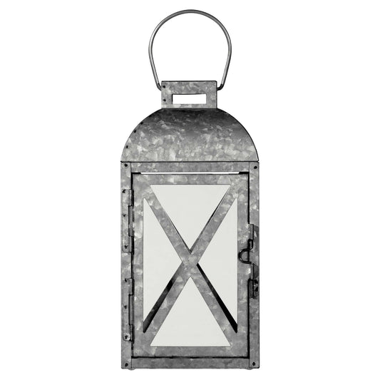 Buy 1 Get 1 Half Off - Mainstays Medium Galvanized Metal Candle Holder Lantern