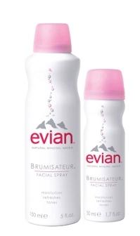 EVIAN MINERAL WATER SPRAY 5 OZ WITH FREE MINI 1.7 OZ