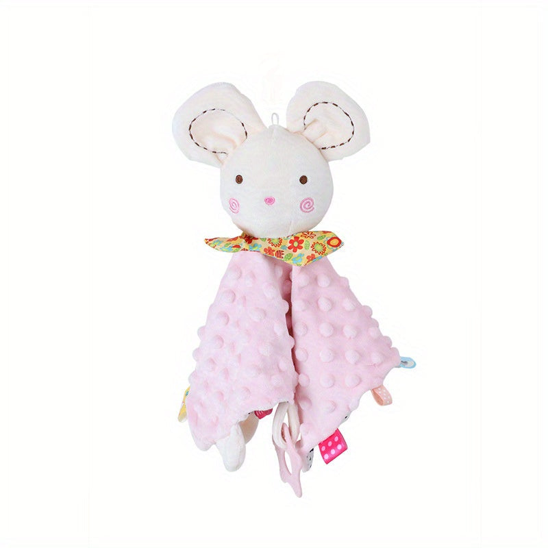 Soft and Cuddly Elephant Security Blanket for Newborns - Unisex Baby Gift and Snuggle Toy
