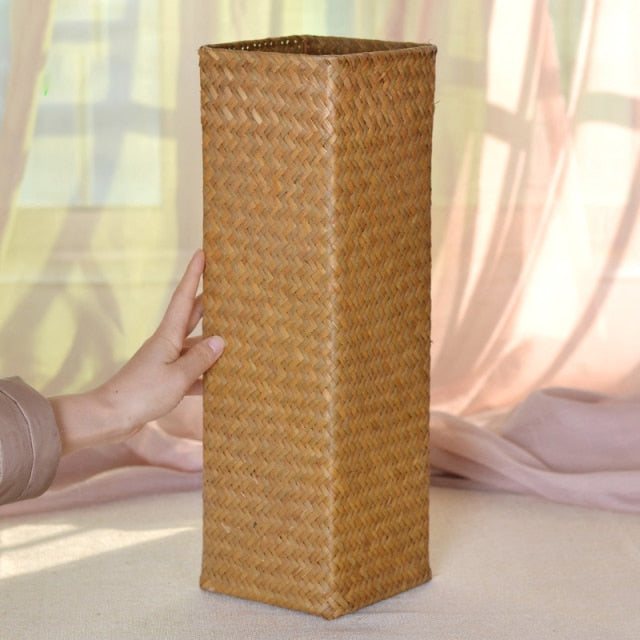 Bamboo Woven hand knitting - Annizon Home Essentials