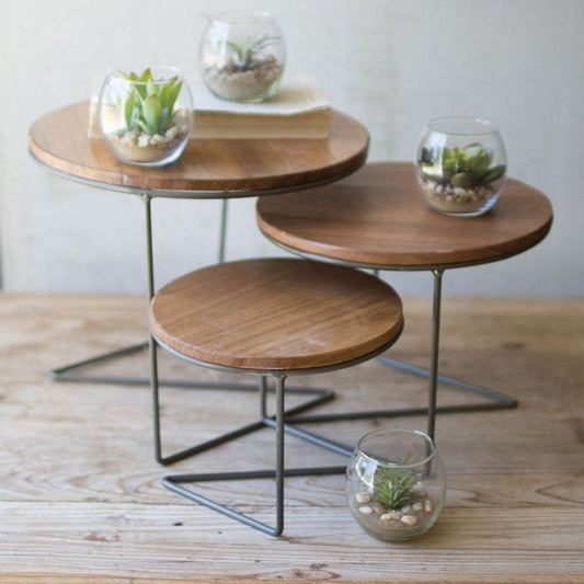 Round Wire Display Risers (Set-3)