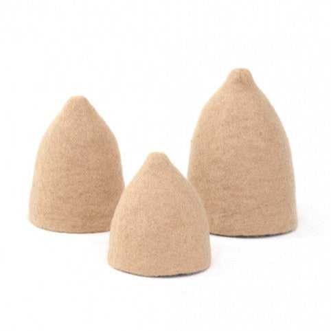 Tinkerbell Felt Vase Cover, Set of 3 Decor Muskhane Nude